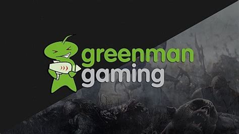 green man gaming down.